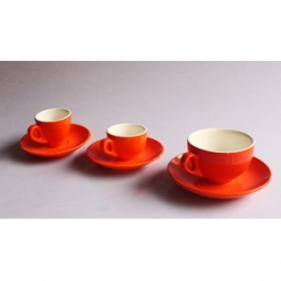 Bộ tách cà phê Espresso dáng Ý & TBN + tách Capuccino Ý 220ml