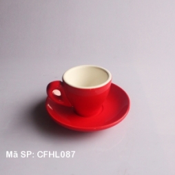 Tách cafe Espresso dáng TBN 80ml (Đỏ)