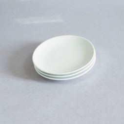 Bộ 03 đĩa sứ một lá phi 16cm (Trắng)