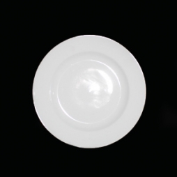 Đĩa sứ tròn cao cấp cho gia đình phi 26cm (Trắng)