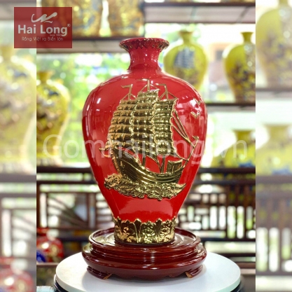 Bảo Bình An dát vàng - Nam Hải Bồ Tát - Thuận Buồm Xuôi Gió - Mệnh Hỏa