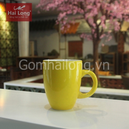 cốc cà phê men vàng