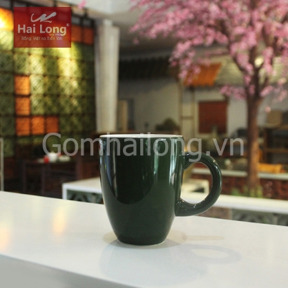 cốc cà phê quai c men xanh bộ đội