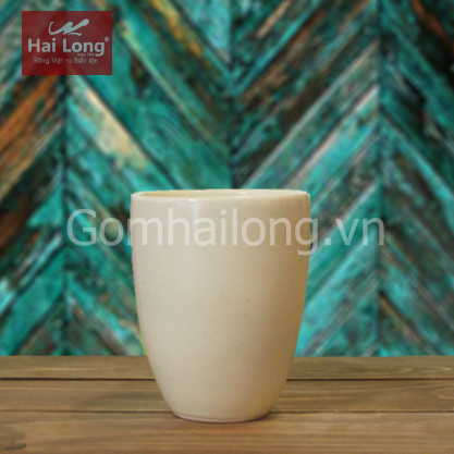 Cốc Latte Ý không quai (Kem)