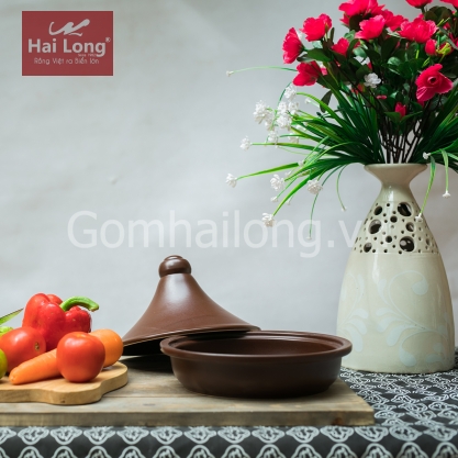 Nồi đất Noda Tagine 500 ml (Nâu)