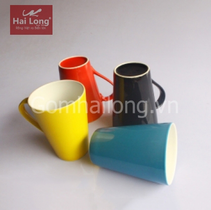 Cốc cafe men màu gốm sứ Hải Long