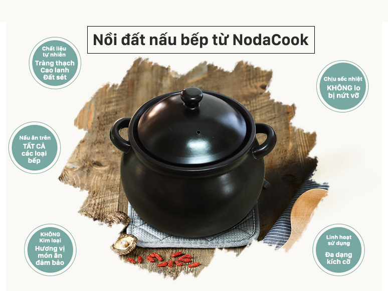 nồi đất nấu bếp từ