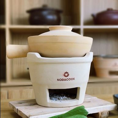 bếp nướng than & nồi đất tay cầm