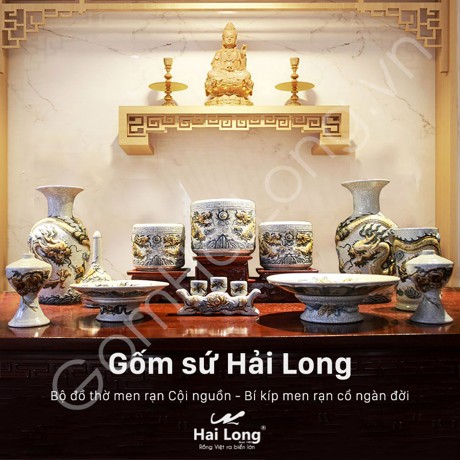 cach dat do tho cung tren ban tho - Gom su Hai Long Bat Trang