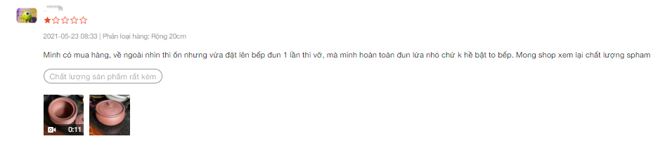 tác hại khi mua nồi đất giá rẻ