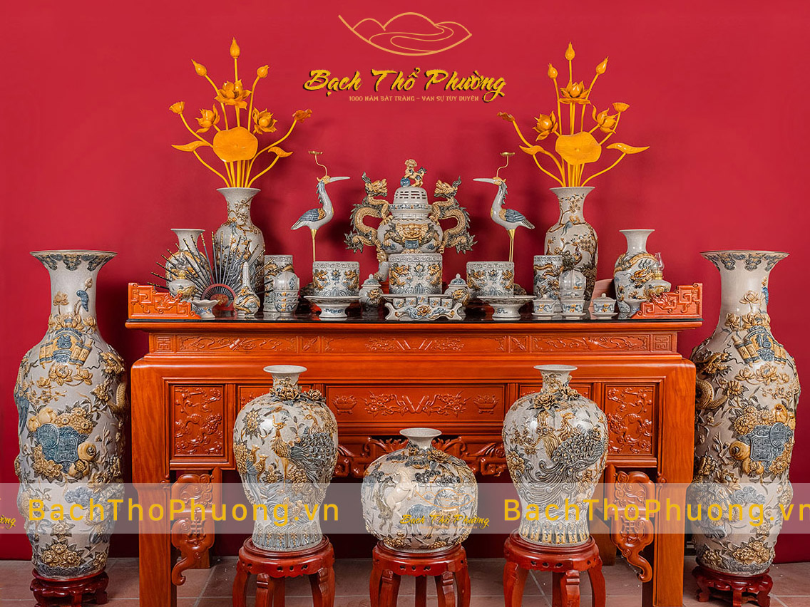 đồ thờ men rạn cao cấp