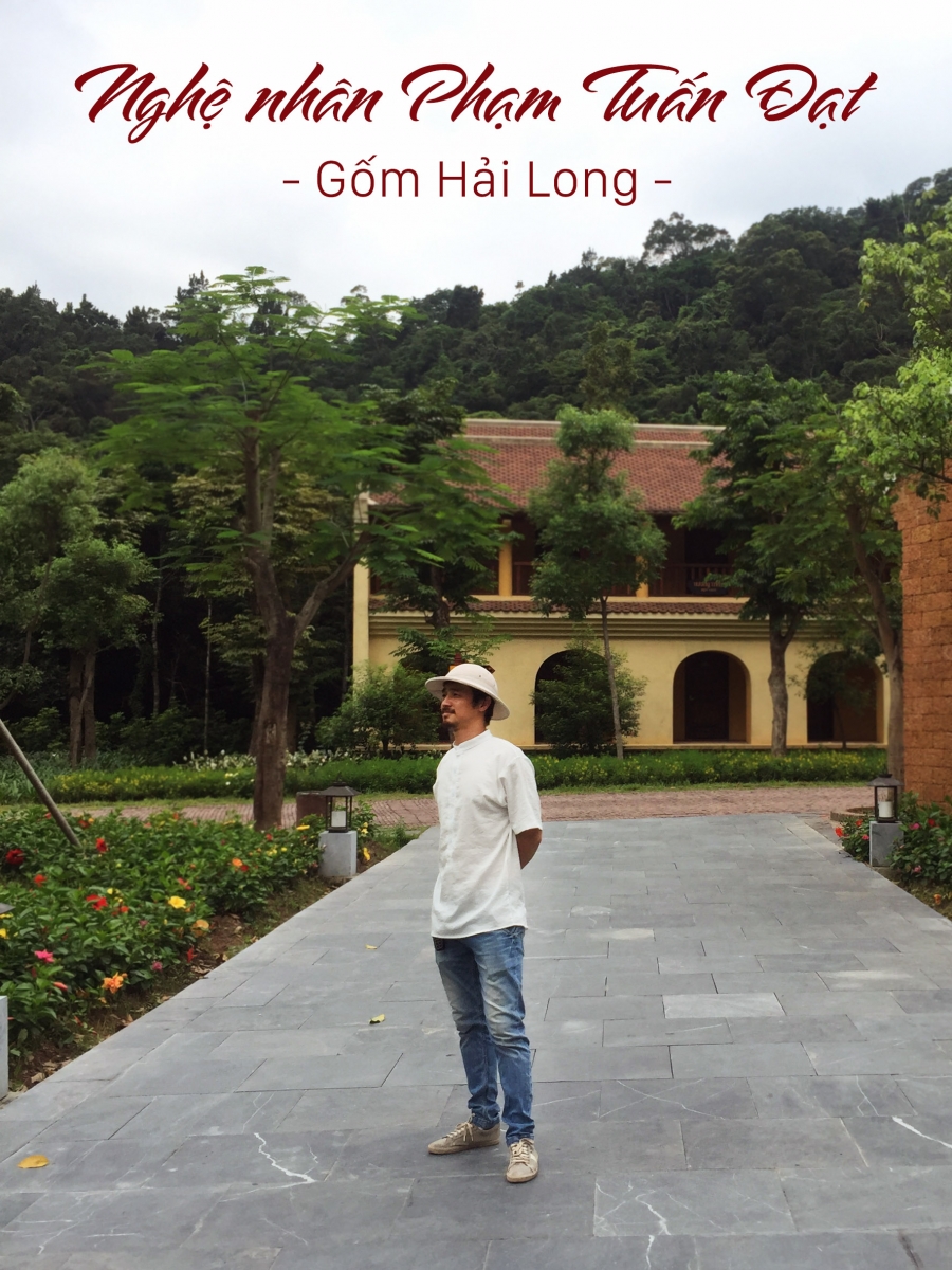 nghe nhan Pham Tuan Dat gom su Hai Long