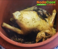 Bí quyết cách làm món Gà hấp muối bằng Nồi đất NodaCook