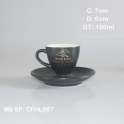 Tách cà phê Epresso TBN 80ml (Đen mờ)