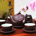 Bộ ấm chén tử sa trường thọ S1