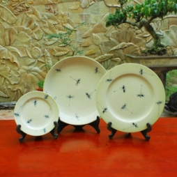 đĩa sứ bát tràng