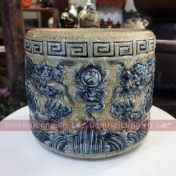 Bat huong men ran bong hoang luu ly gom su Hai Long Bat Trang