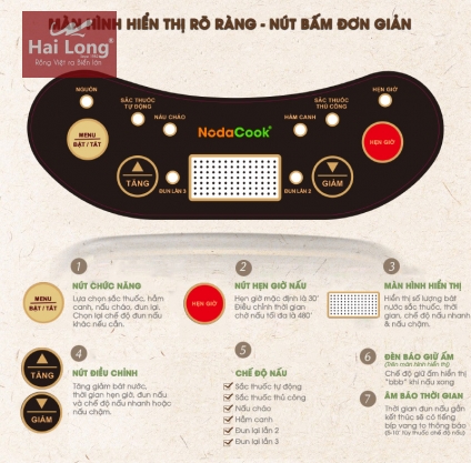 Bếp điện tự động sắc thuốc NodaCook Bát Tràng