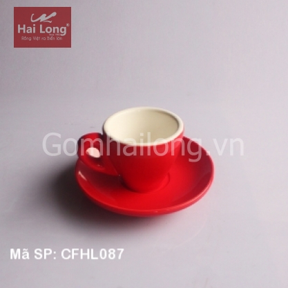 Tách cafe Espresso dáng TBN 80ml (Đỏ)