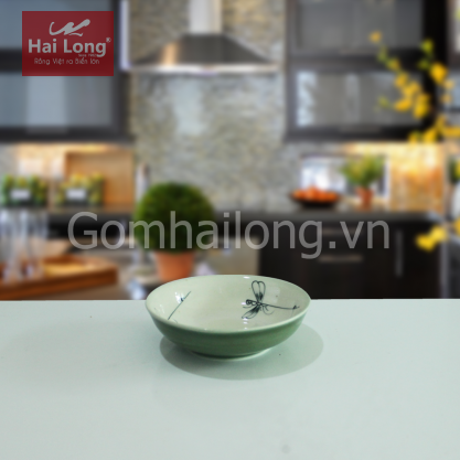 Đĩa muối vẽ chuồn