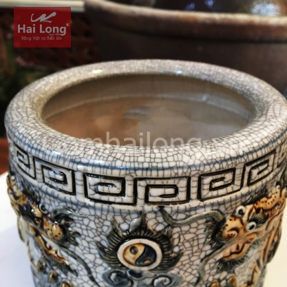 Bat huong men ran co gaonep - gom su Hai Long Bat Trang