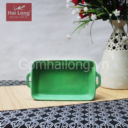 Khay nướng bánh NodaCook chống dính 20x12x4.5 (Xanh)